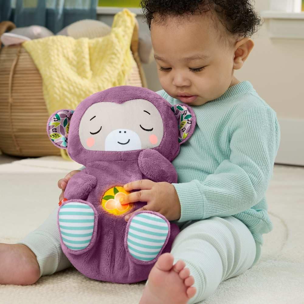 Fisher-Price Juguetes para bebés Soothe \u2018n Snuggle Mono púrpur...