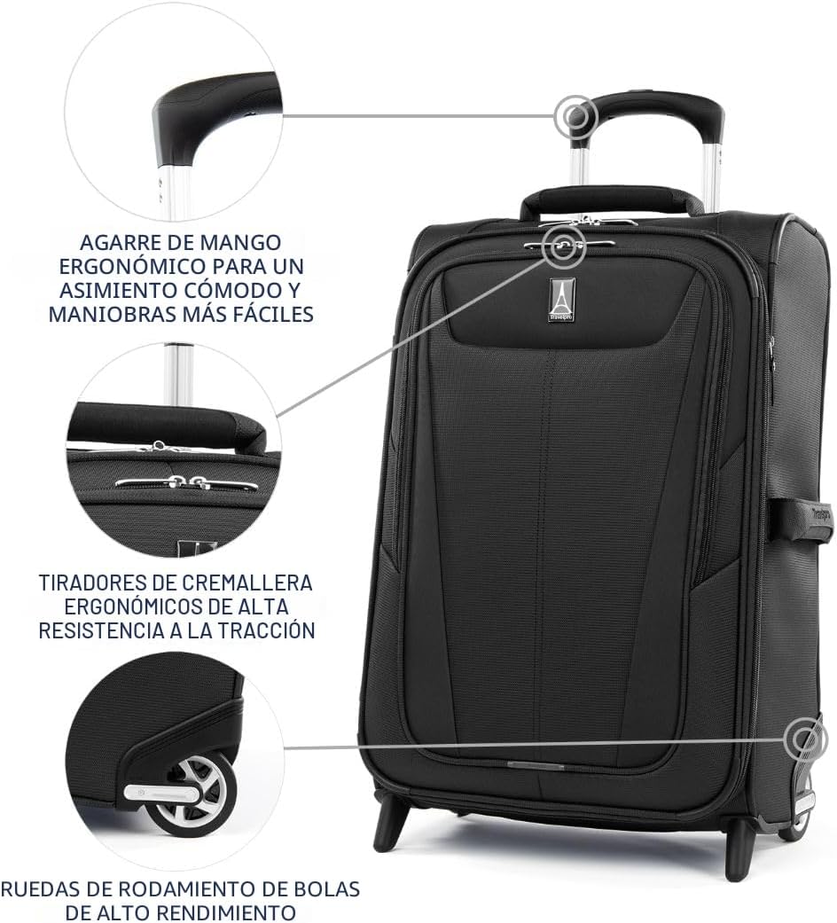 Maxlite 5 Equipaje Ligero Expandible de Lado Blando con Ruedas Gira...