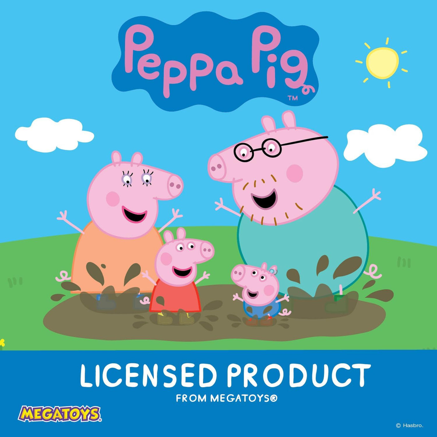 Megatoys Peppa Pig - Cubo de felpa para Halloween