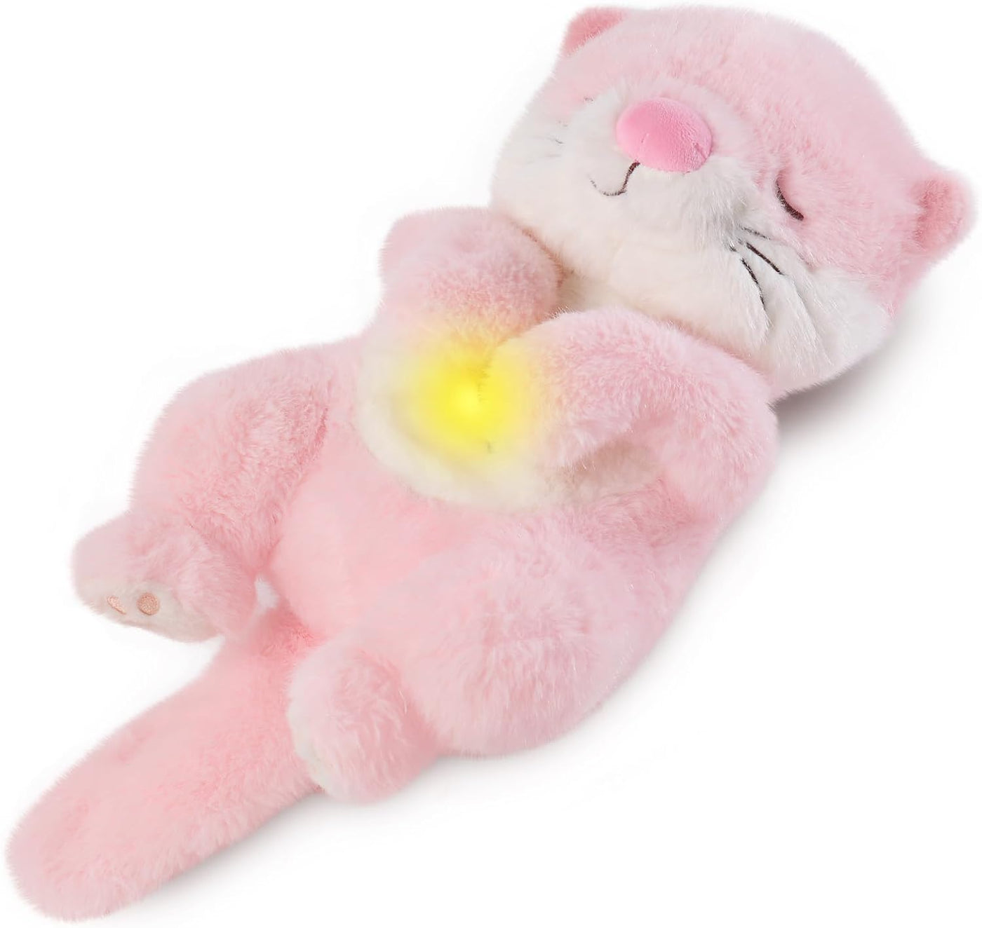MIAODAM Juguete de peluche calmante para bebé, respiración realista...