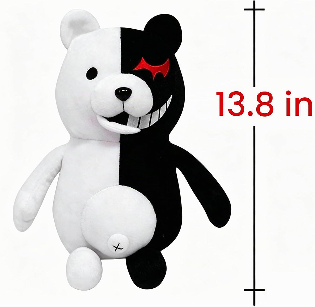 ROYAL WIND Muñeca Monokuma de anime de oso de peluche, color blanco...
