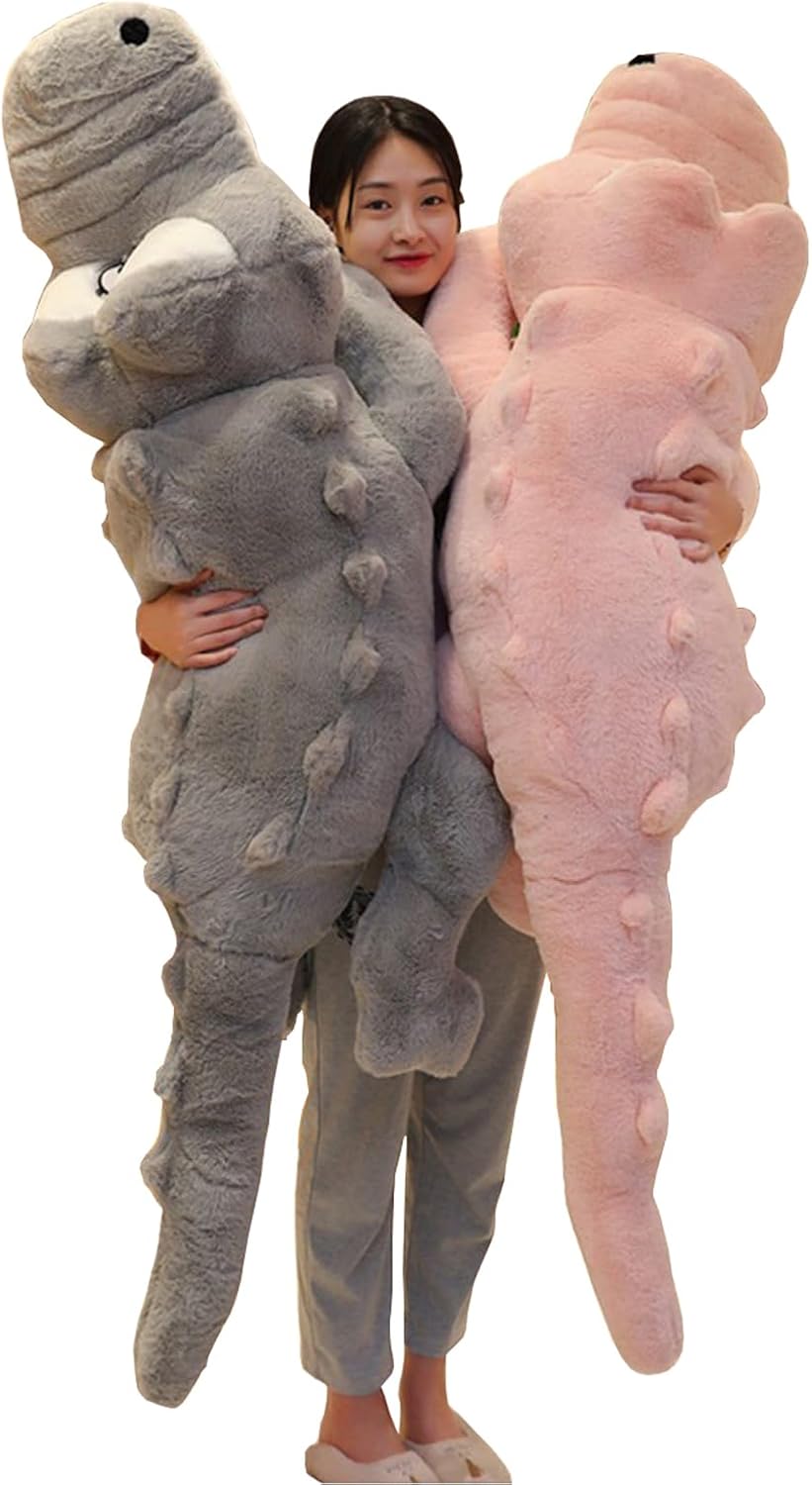 Hofun4U Almohada de peluche de cocodrilo, 67 pulgadas, diseño de co...
