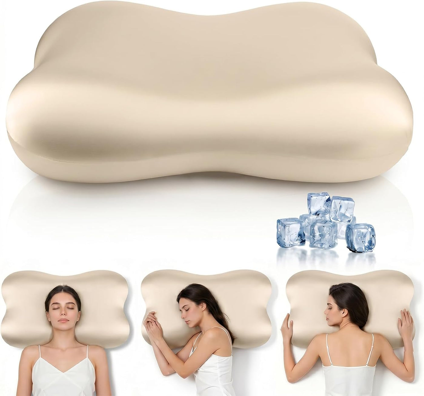 Almohada refrescante para el cuello cervical Dayme y almohada de es...