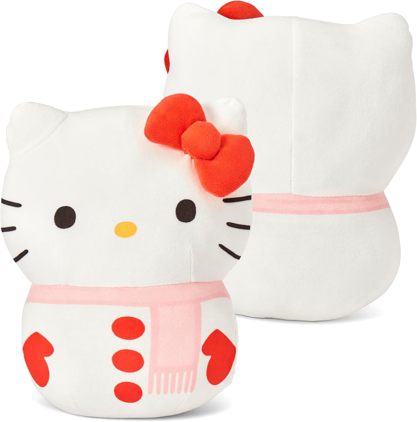 Hello Kitty Snow Merry Hugger - Juego de almohada y manta de felpa...
