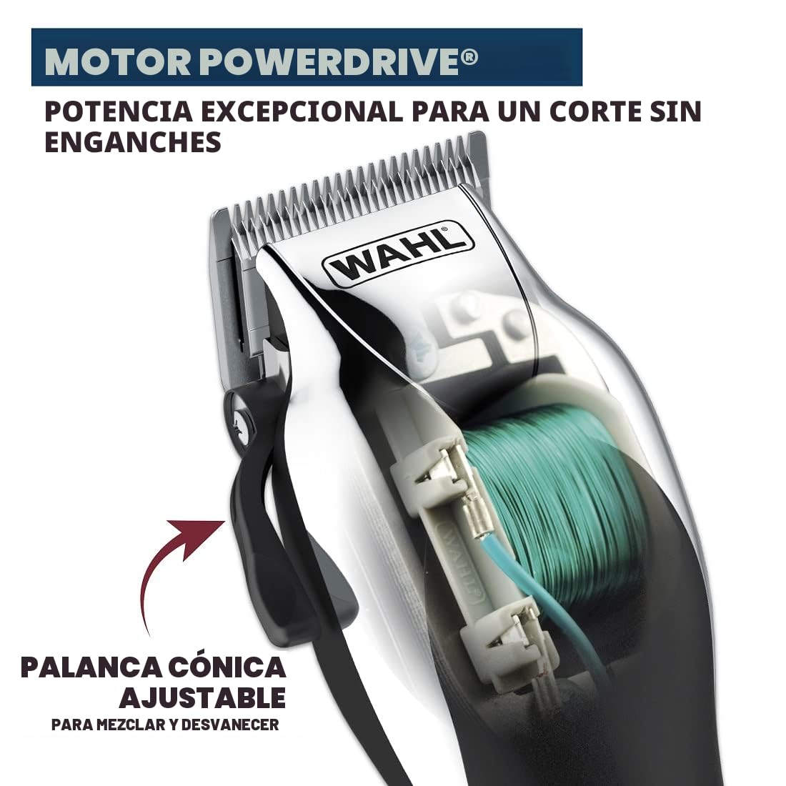 Set para cortar el cabello Chrome Pro n.° 79524-2501 (24 accesorios...