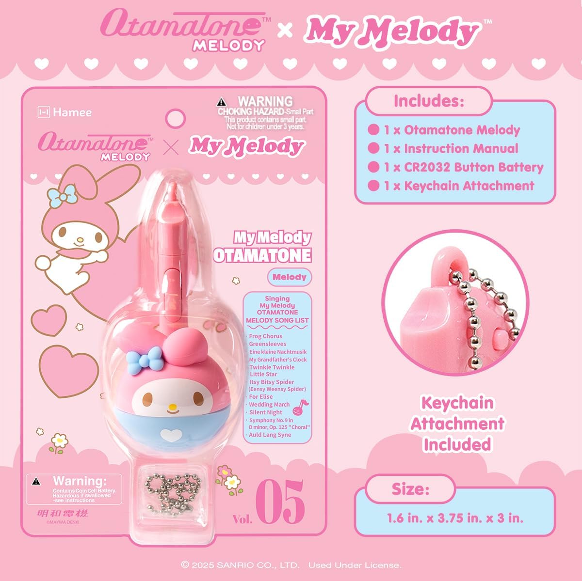Otamatone Melody Hello Kitty and Friends Instrumento musical electr...