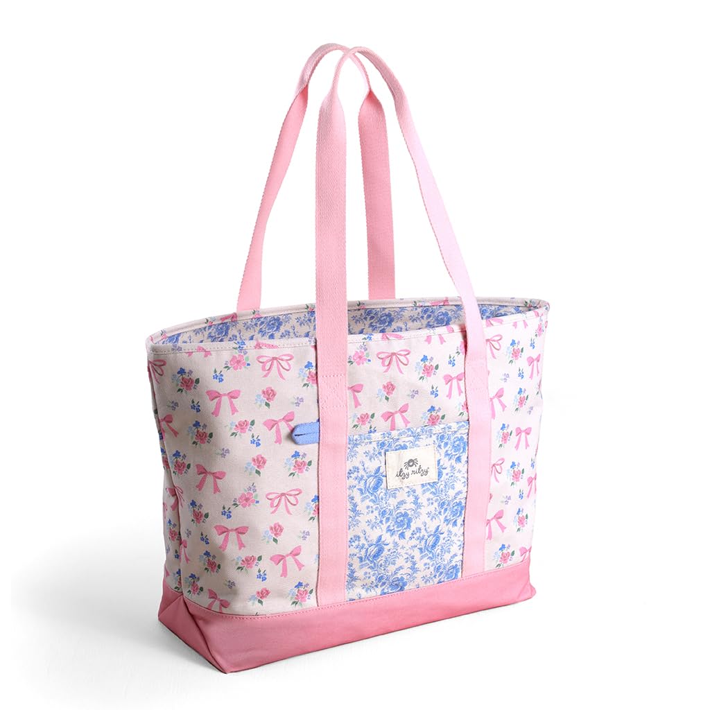 Itzy Ritzy Bolsa de lona Mome con cierre de cremallera y 4 bolsillo...
