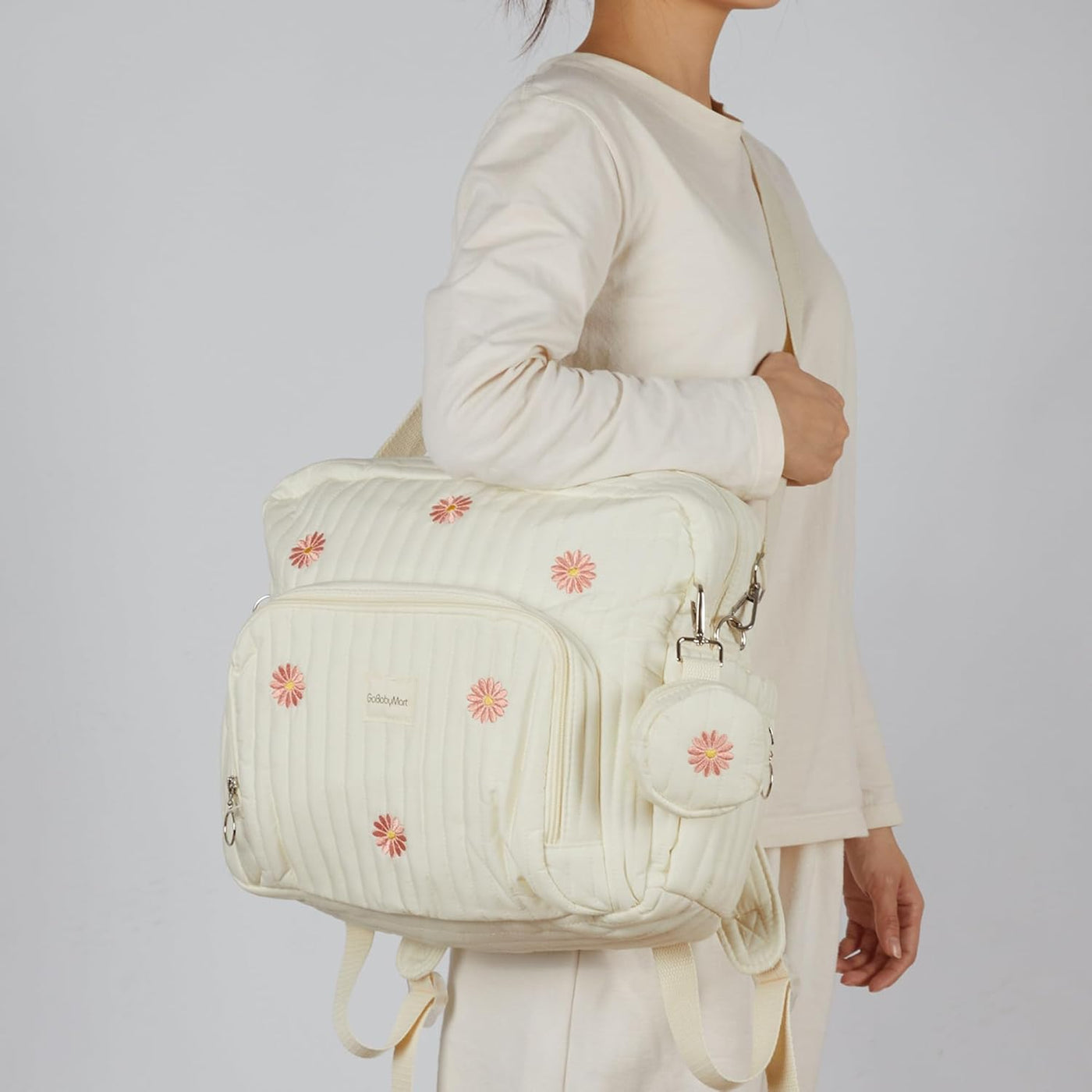 GOBABYMART - Mochila para pañales con cambiador, bolsa de viaje par...
