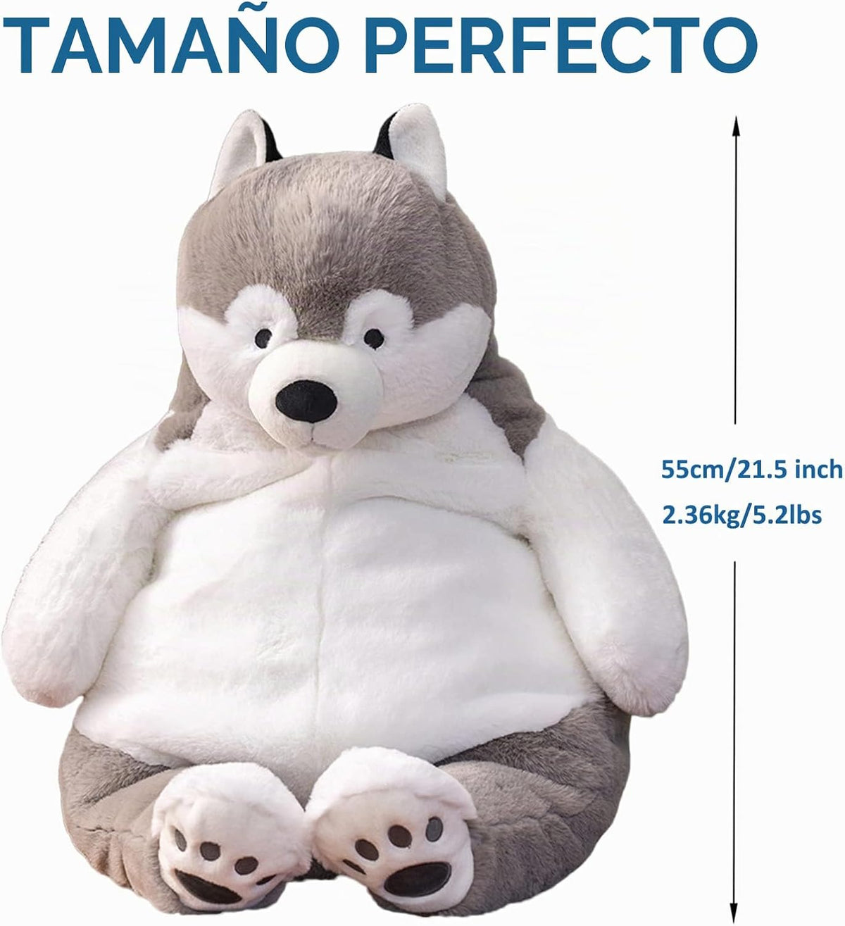 ronivia Husky Animales de Peluche con Peso, 21.5" 5.2 lbs Jugue...