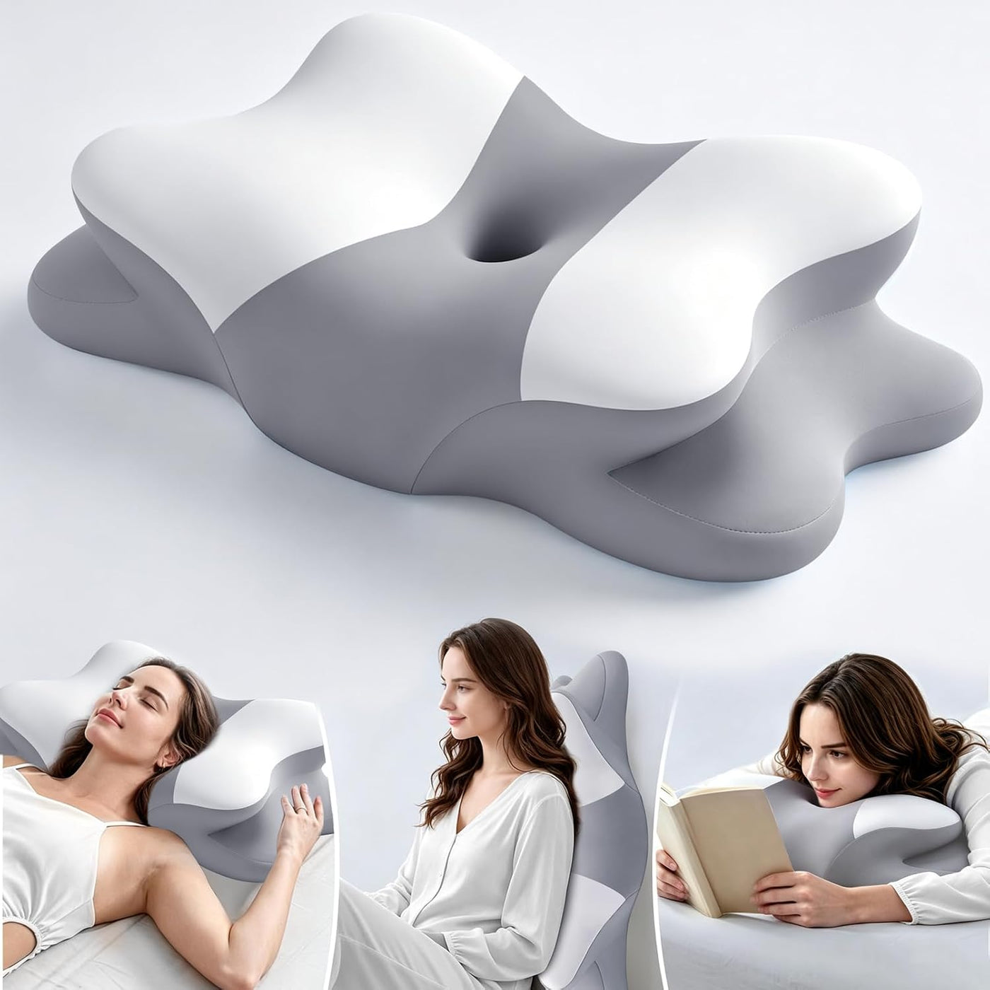 Dreams - Almohada de alivio para la apnea del sueño con alivio del...