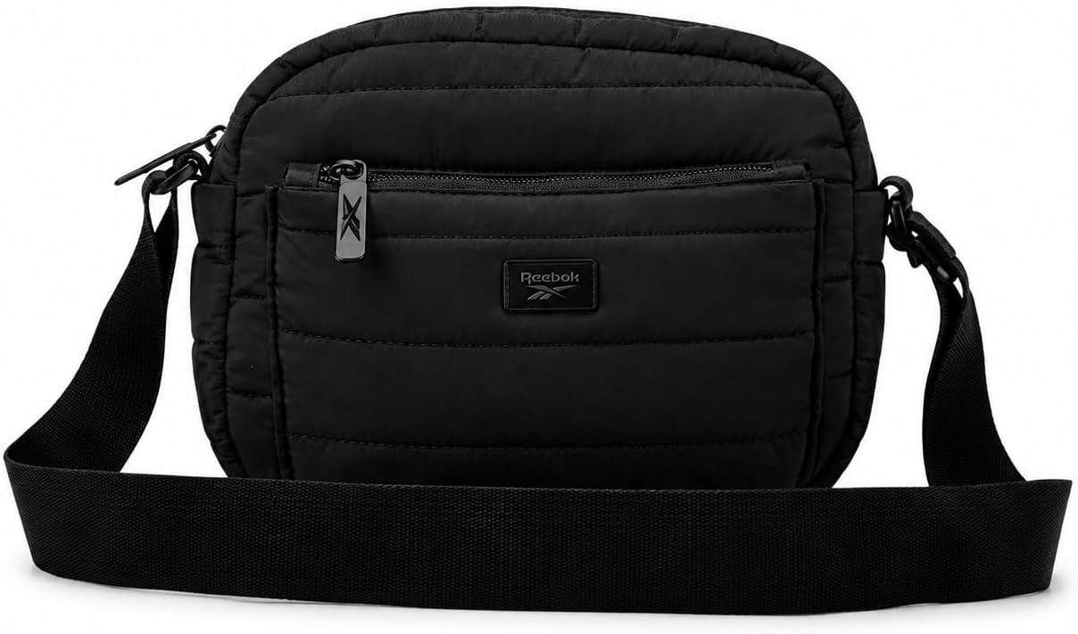 Reebok Bolsos cruzados para mujer, bolso ligero para teléfono celul...