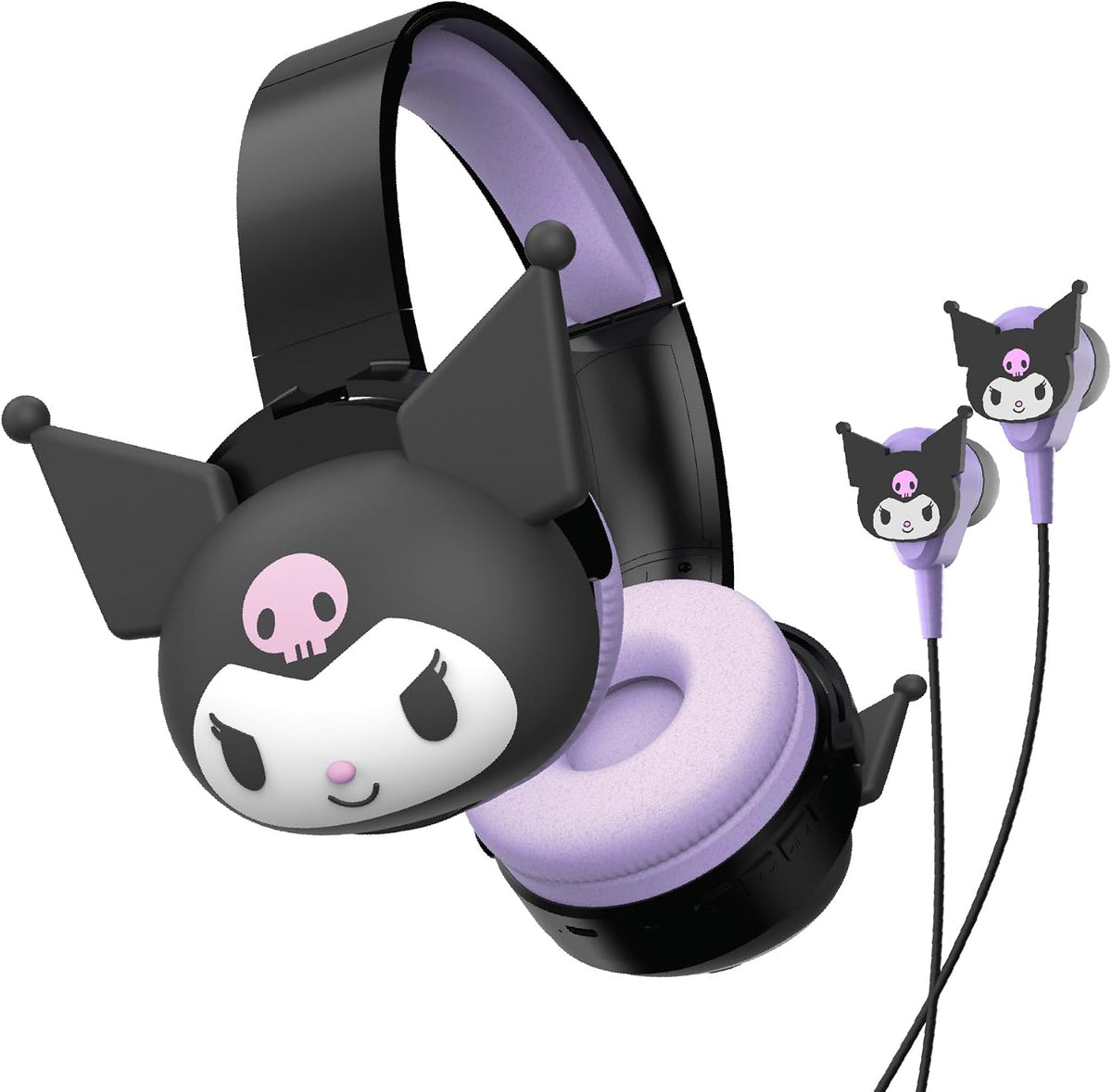 Hello Kitty - Auriculares inalámbricos Bluetooth 2 en 1 con auricul...