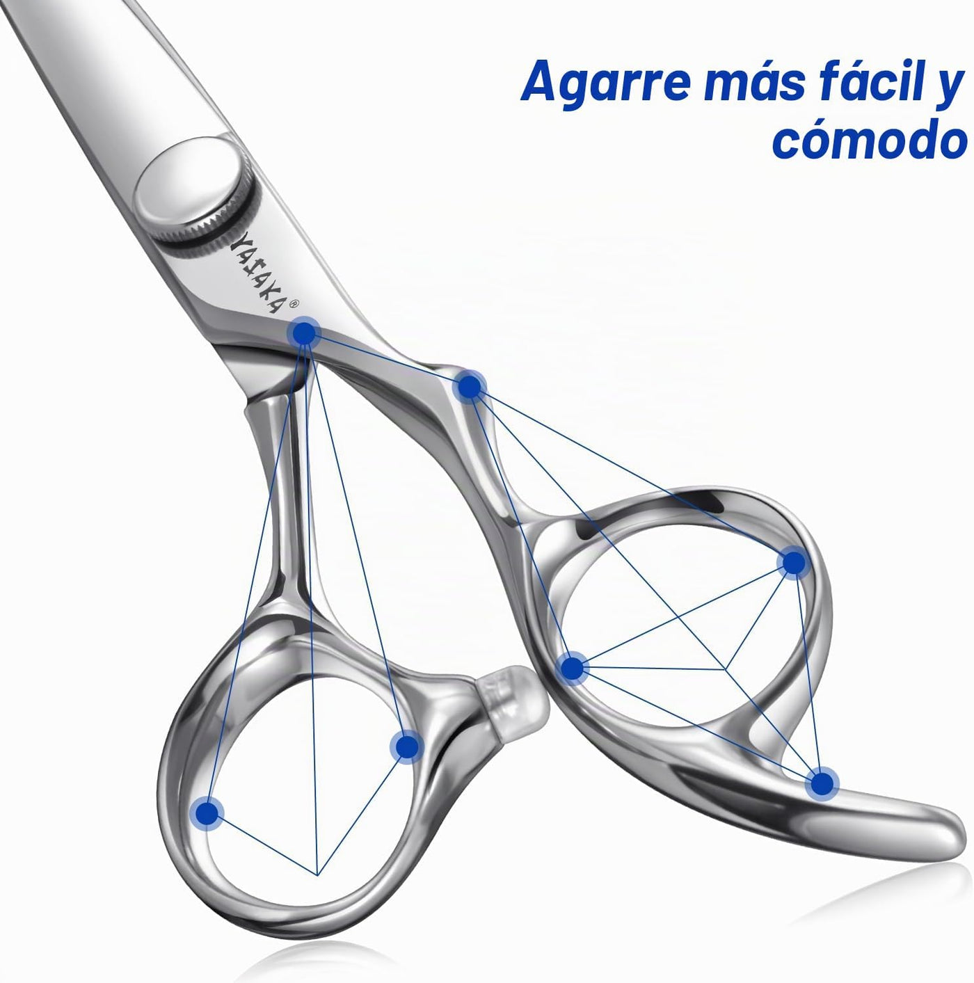 Tijeras profesionales del barbero de 6 pulgadas para el corte del p...