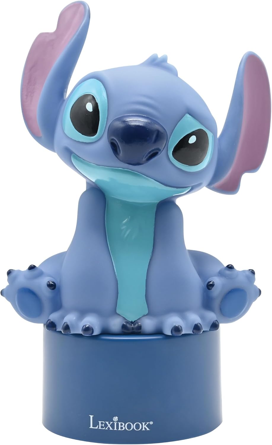 LEXiBOOK, Disney Stitch, luz nocturna con altavoz, cambio de color,...