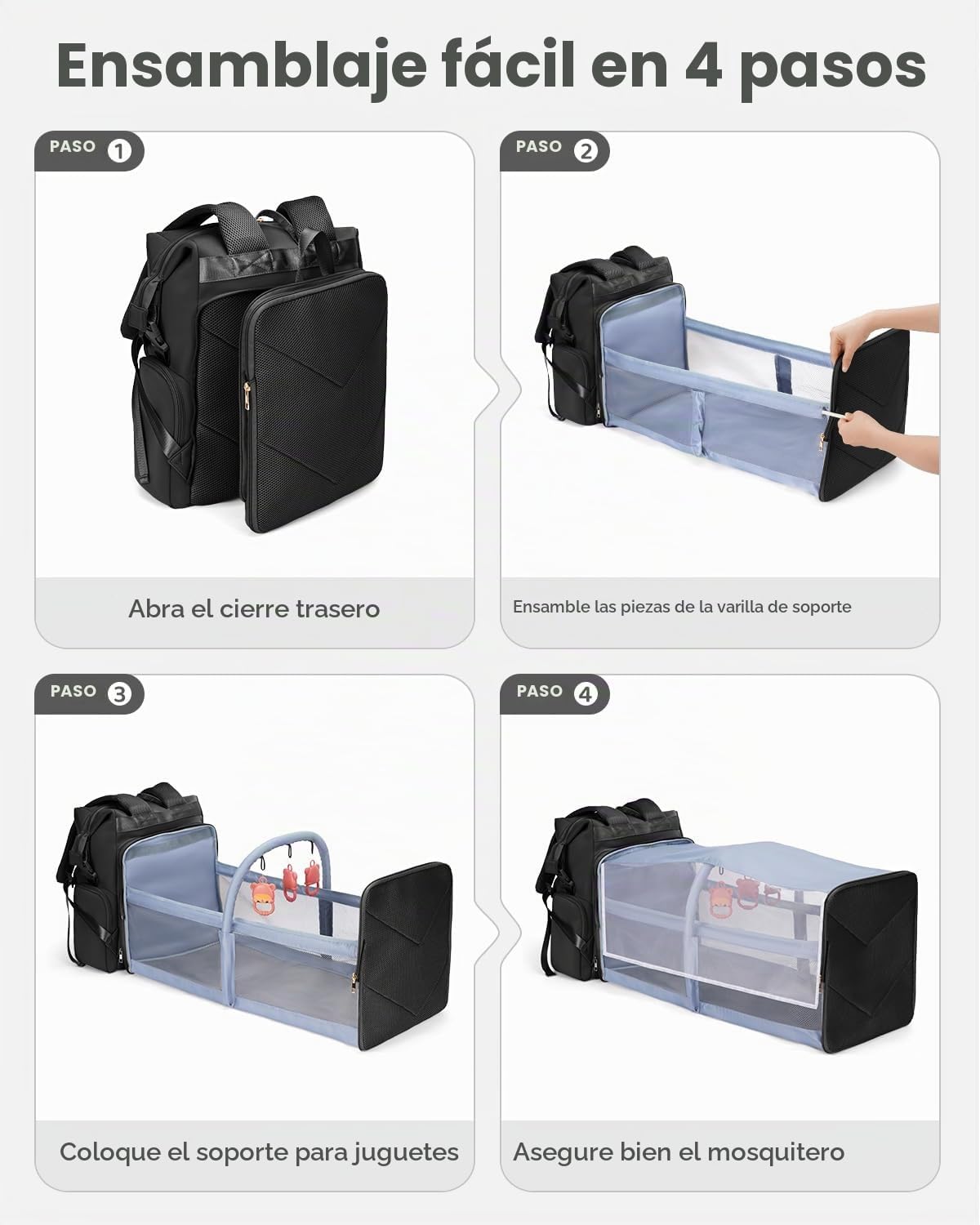 CEI-CEI Mochila de neopreno para pañales con estación Chaning, bols...