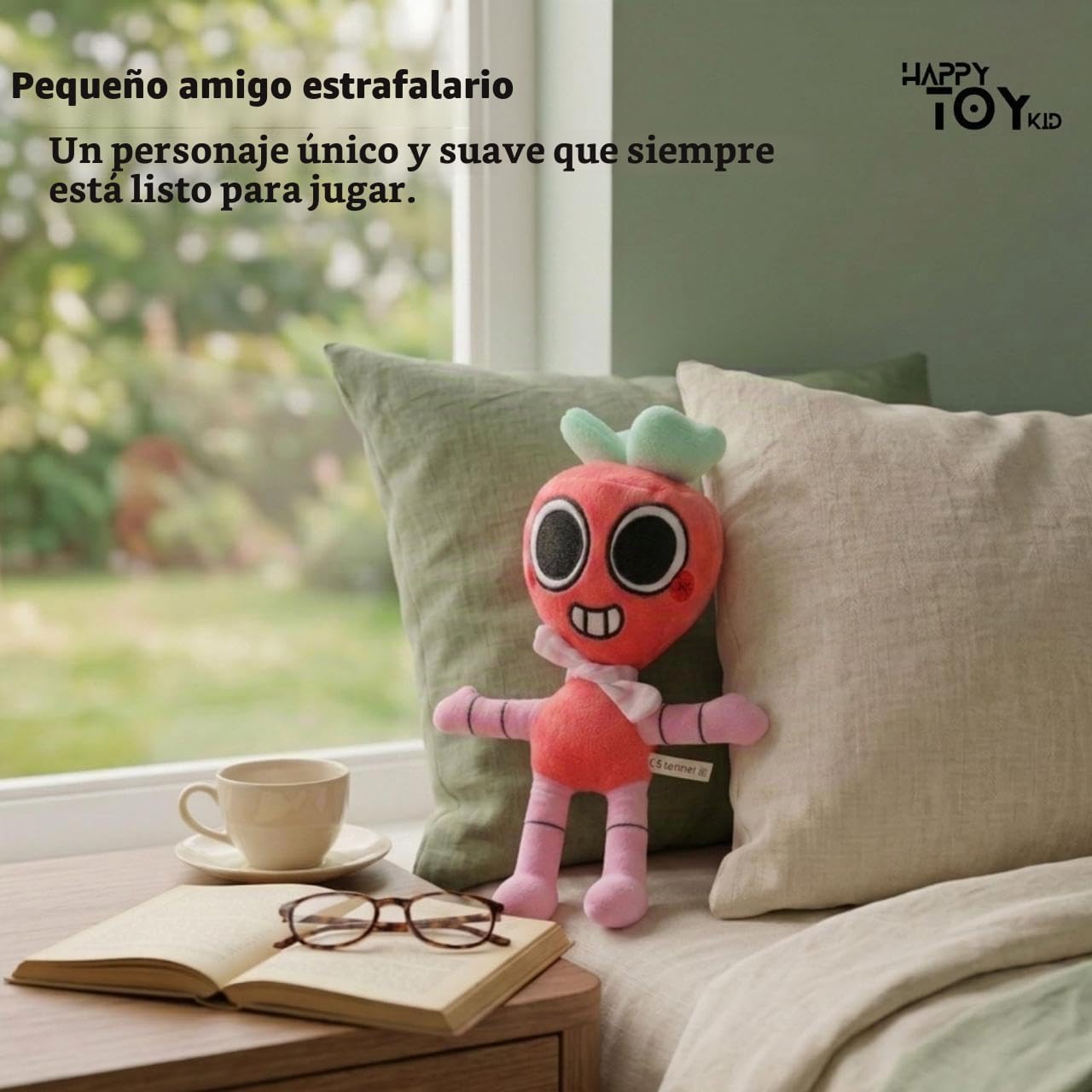 HappyToy Kid Juego de 8 peluches suaves \u2013 Bonitos personajes d...