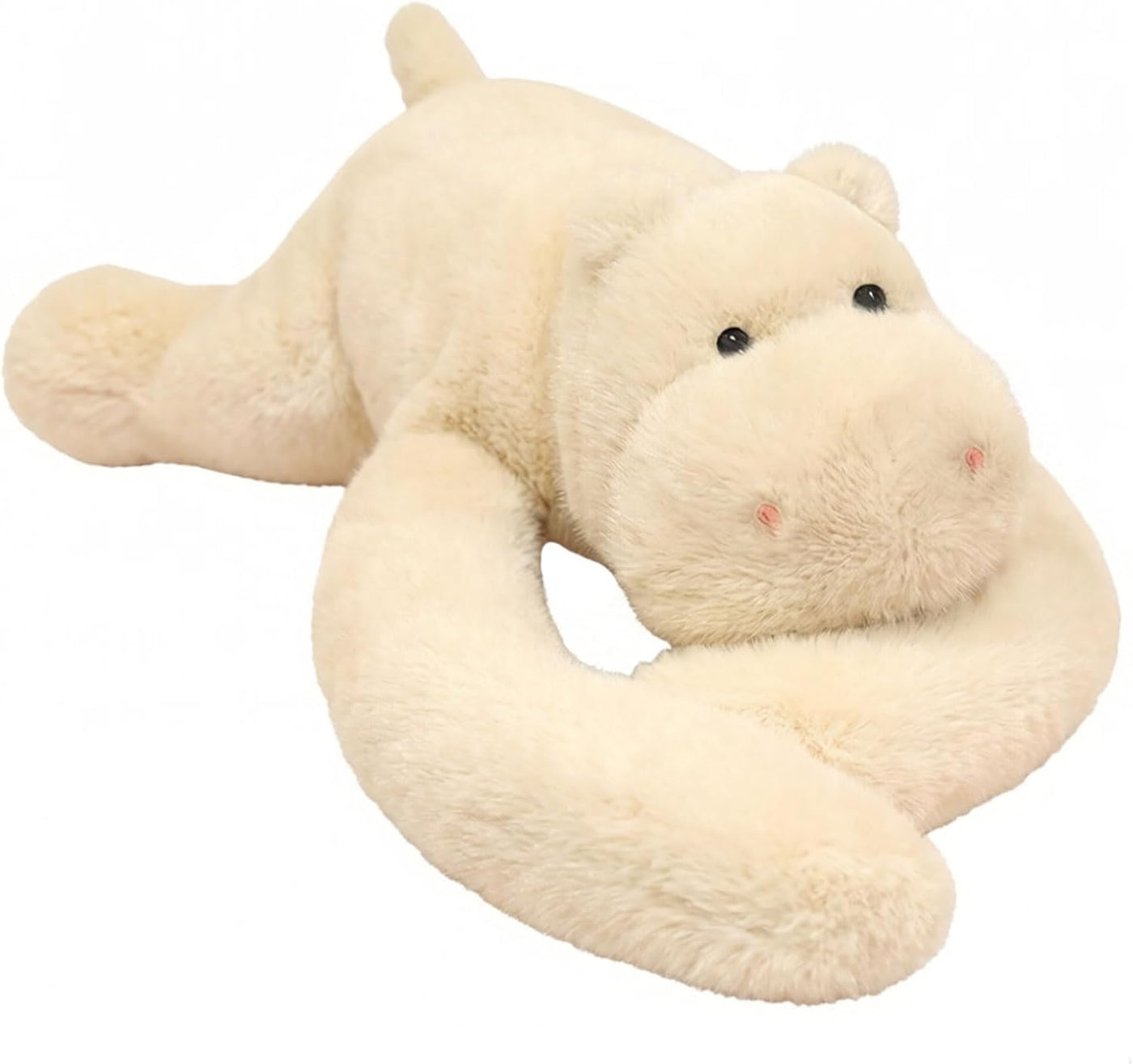 FIAEUGZKM Almohada de felpa hipopótamo con peso de 23.6 pulgadas, j...