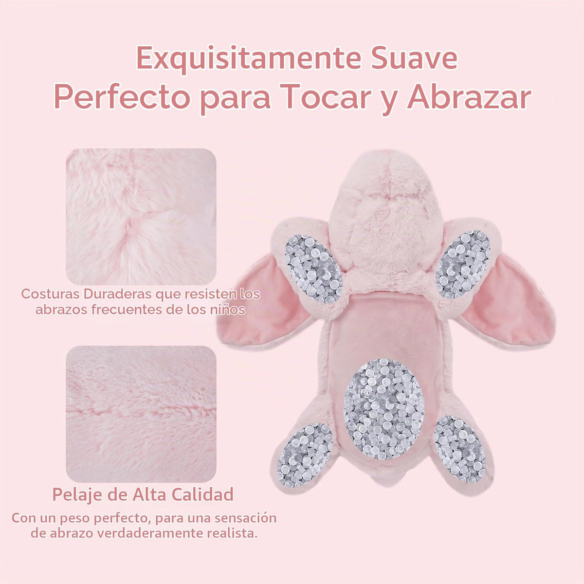 Lindo conejito de peluche con peso de 4.5 libras, de 22 pulgadas, s...