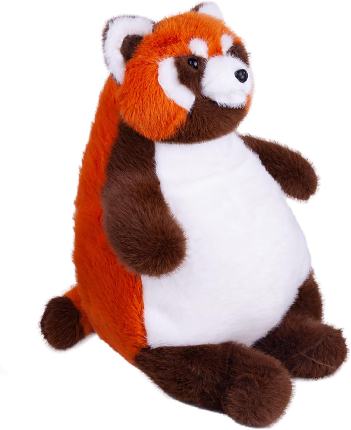 ARELUX Almohada de peluche gigante de 22 pulgadas de panda rojo gra...