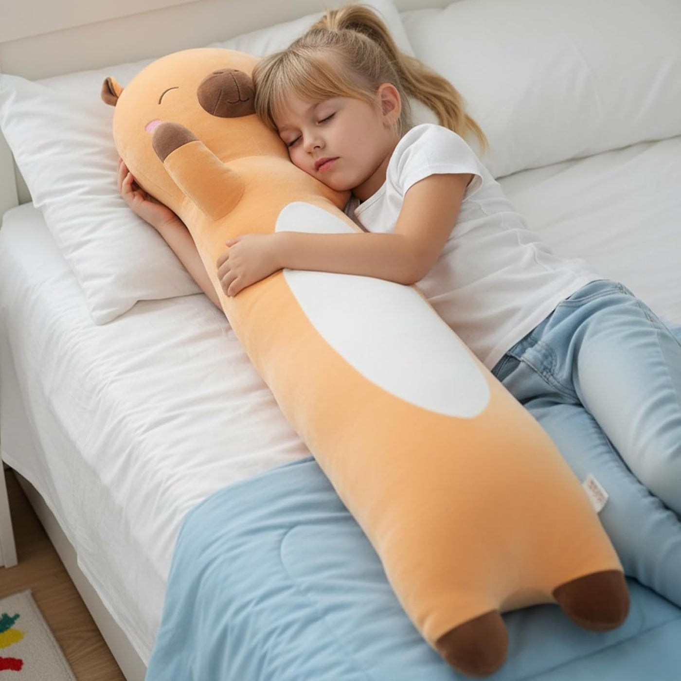 Somao Almohada gigante de felpa Capybara, almohada extra larga de 3...