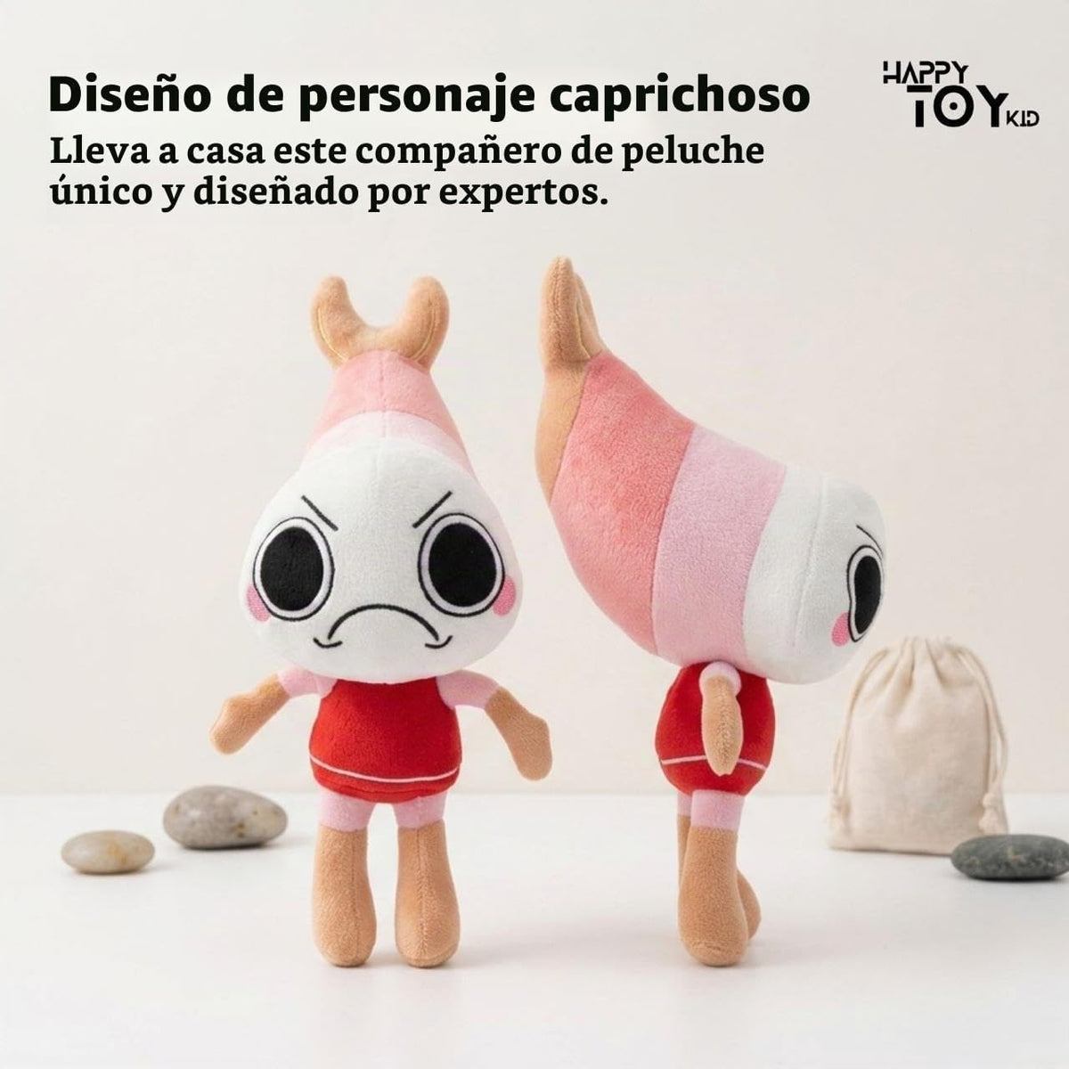 HappyToy Kid Juego de 8 peluches suaves \u2013 Bonitos personajes d...