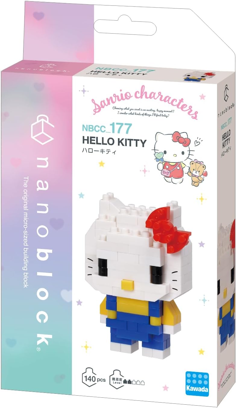 nanoblock - Sanrio - Hello Kitty ver. 2, kit de construcción de la...