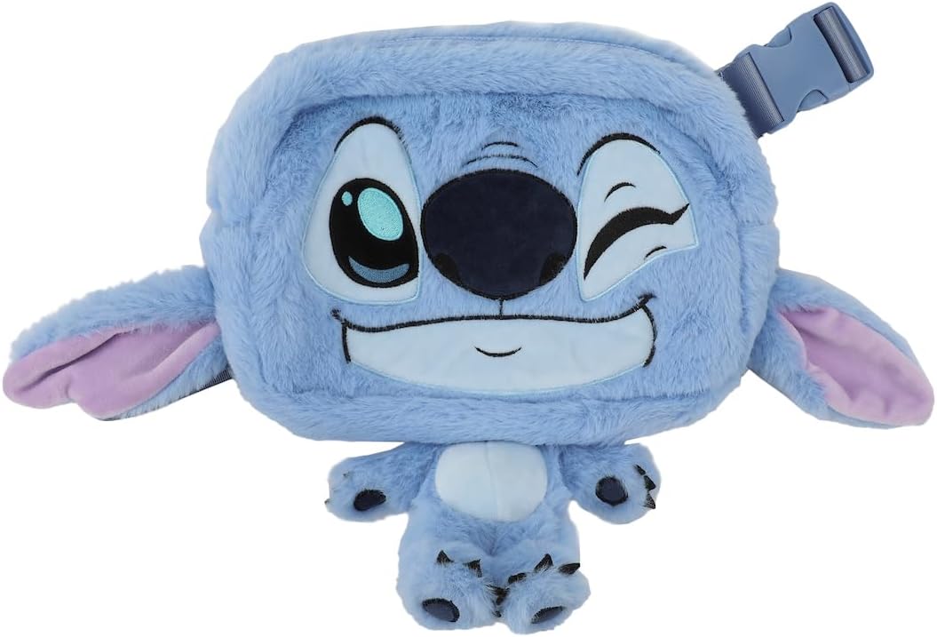 Stitch 9.5" Festie Bestie - Bolso cruzado de felpa