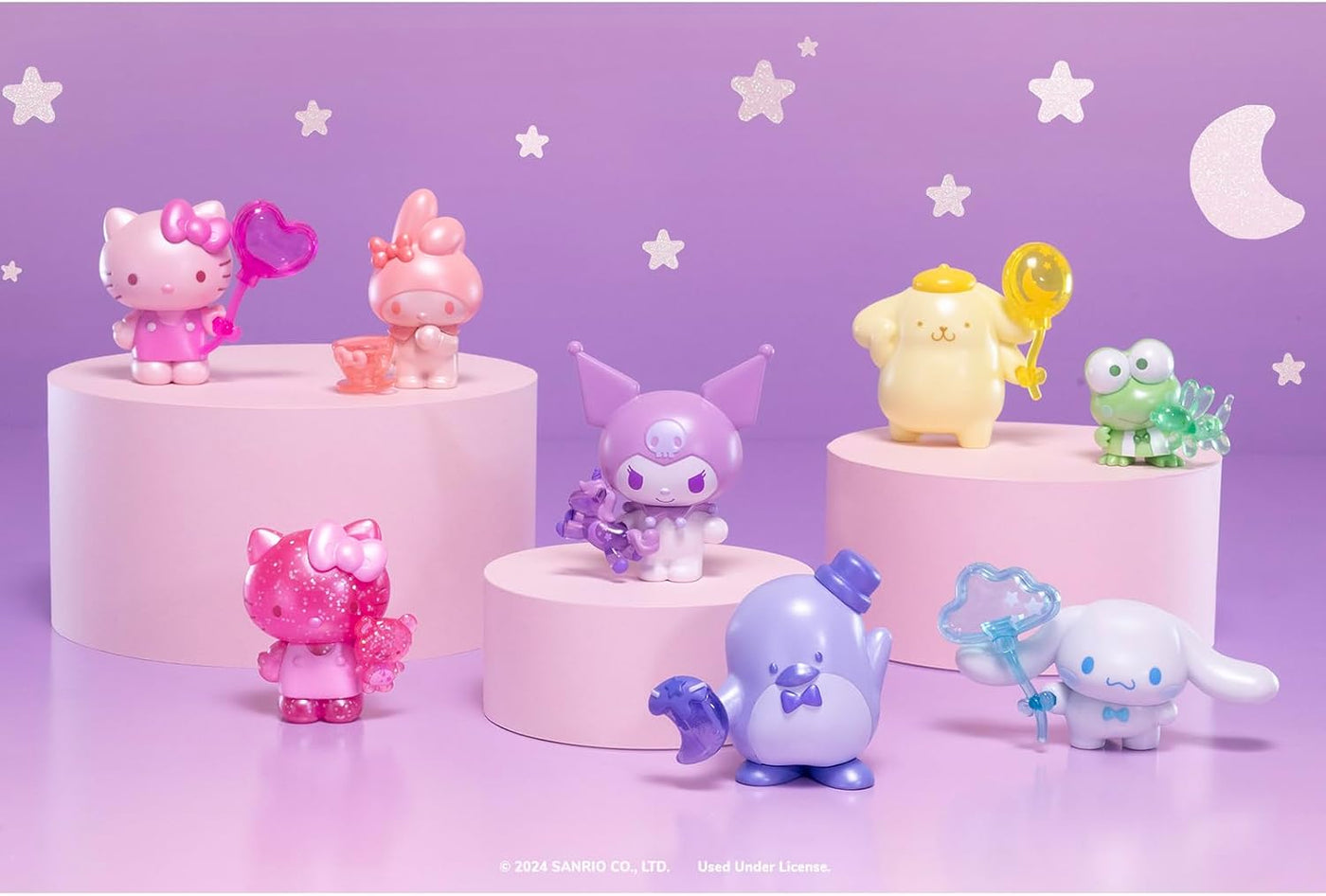 Jazwares Hello Kitty and Friends Dreamland - Paquete de 8 con acces...