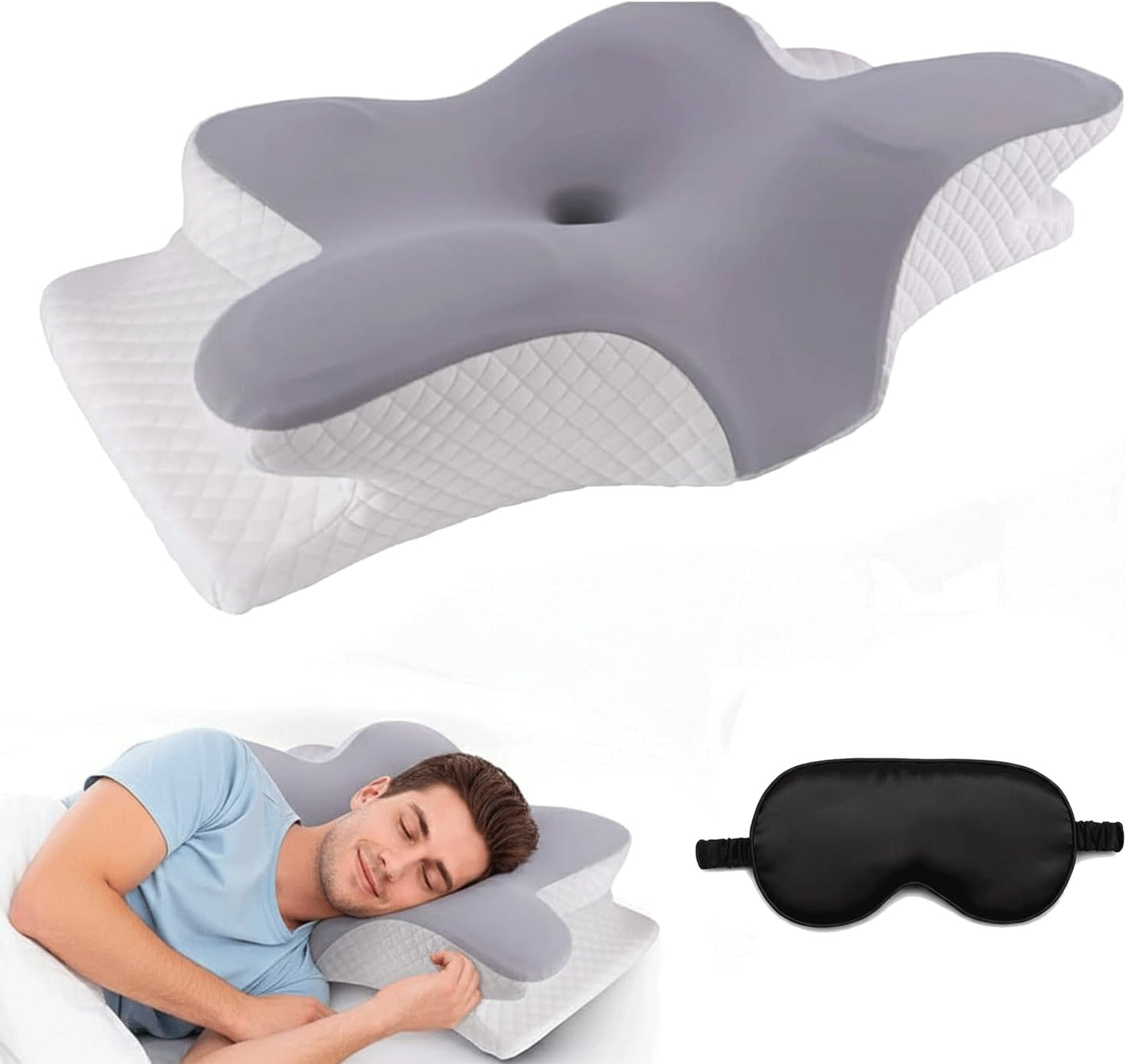 Almohada cervical para aliviar el dolor de cuello \u2013 Almohada e...