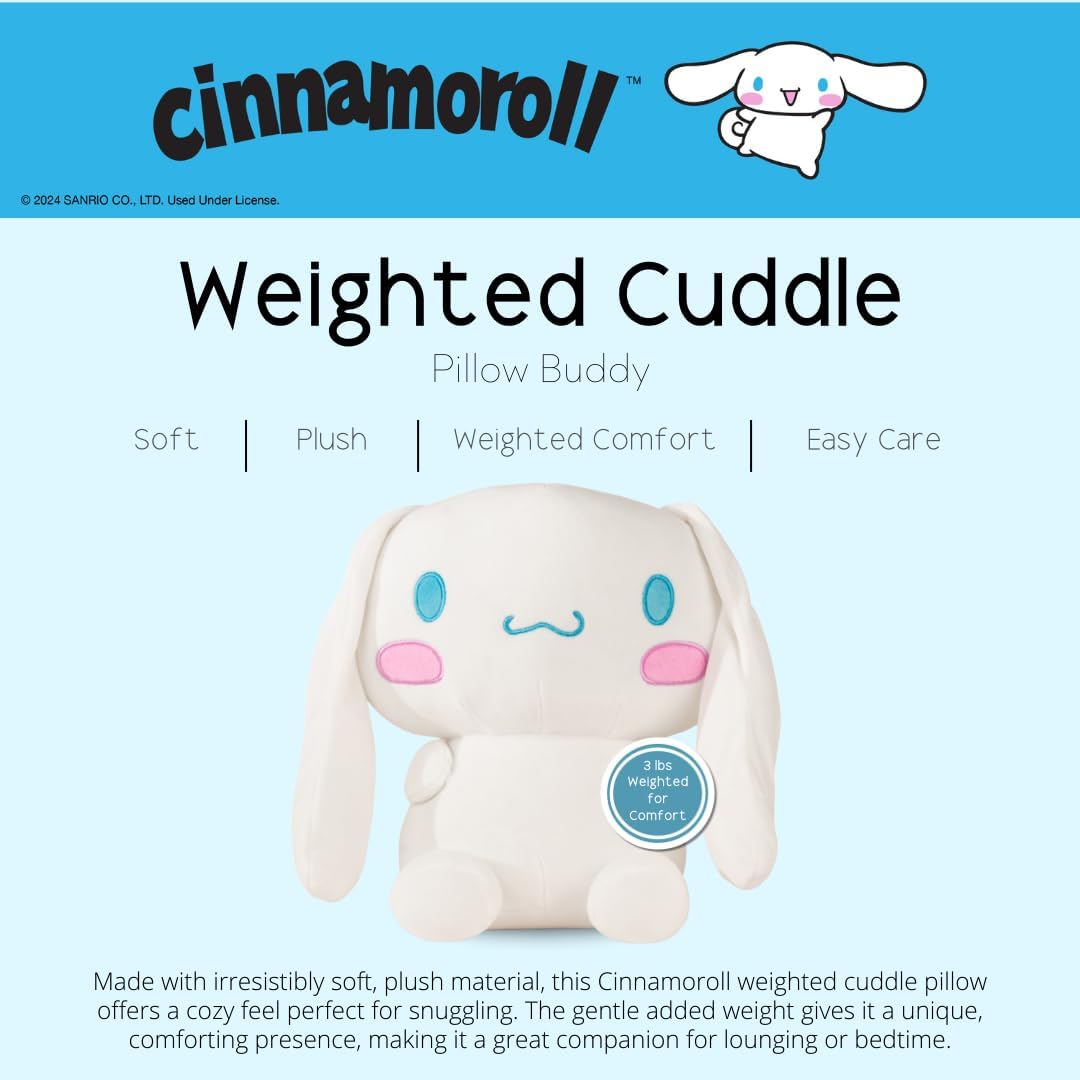 Franco Calm Cinnamoroll Bedding Almohada Compañera de Abrazo con Pe...