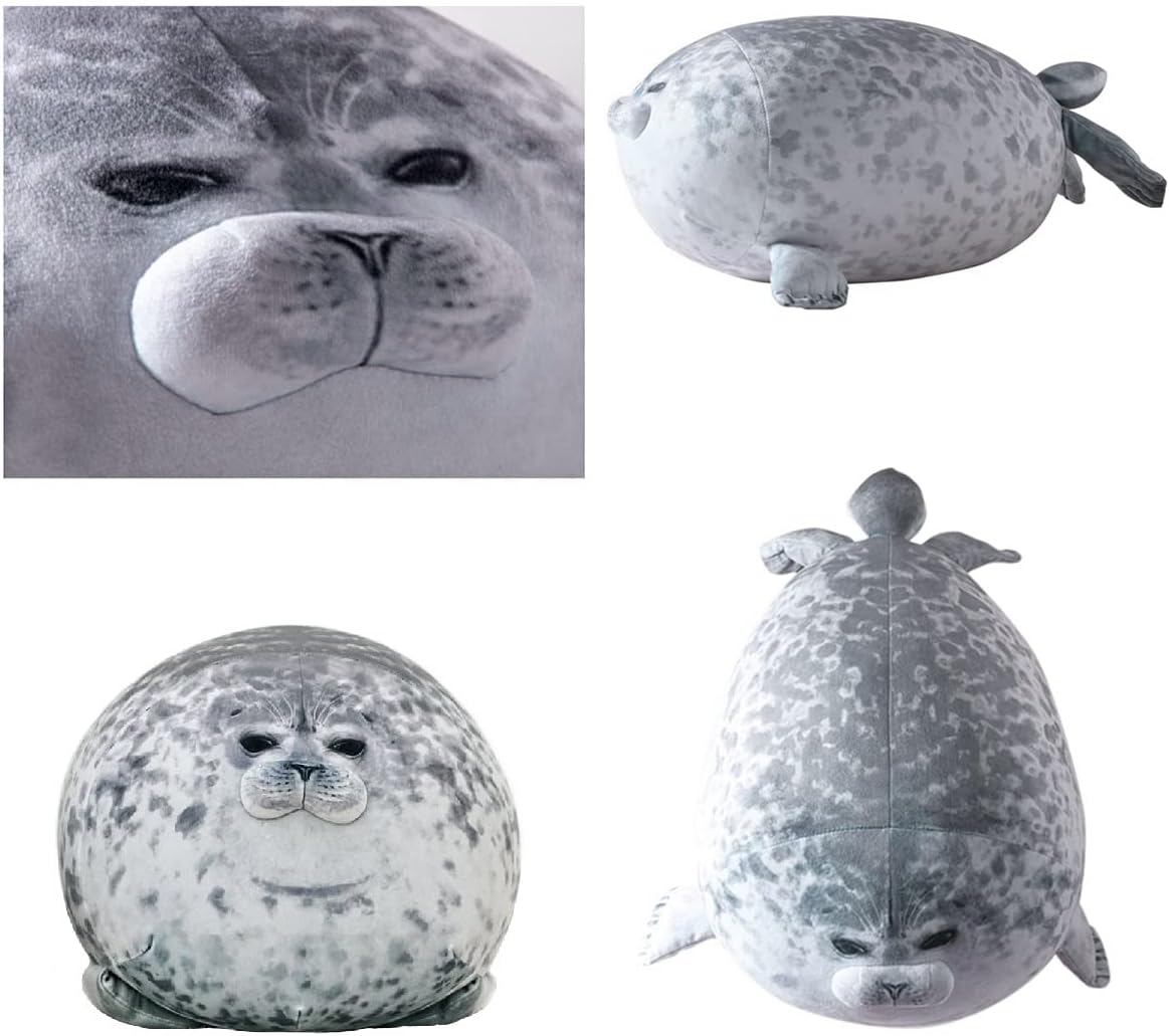 Almohada de peluche grande de 23.7 pulgadas: juguete de peluche sua...