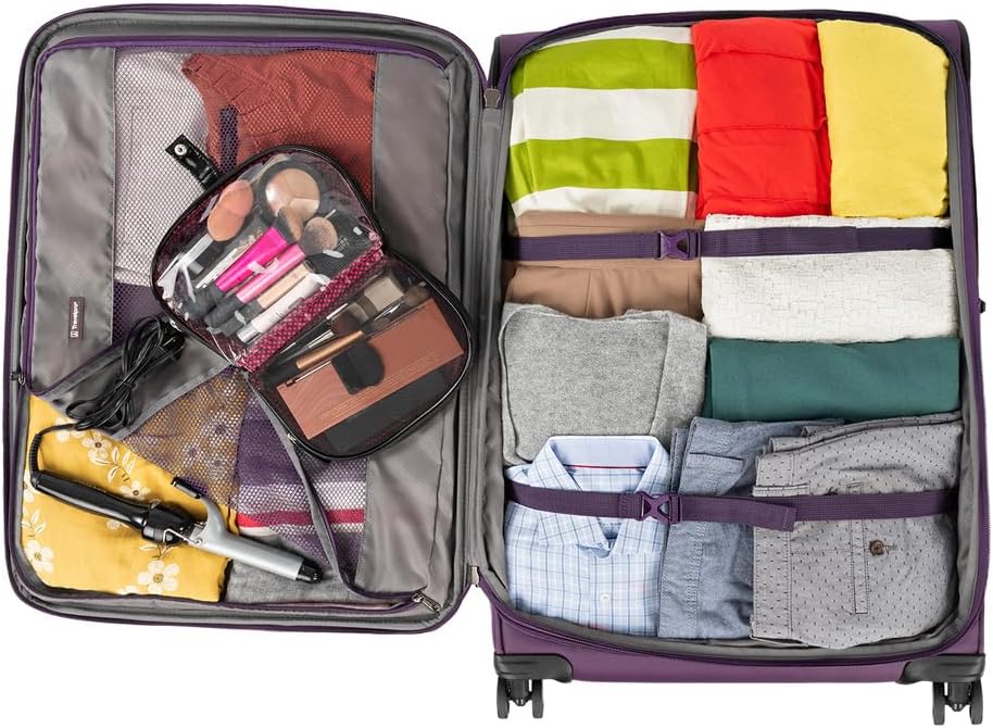 Travelpro Tourlite Softside - Juego de 3 piezas, equipaje expandibl...