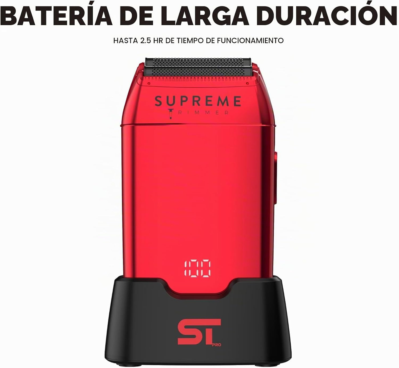 Supreme Trimmer Crunch STF602 - Afeitadora impermeable de doble lám...