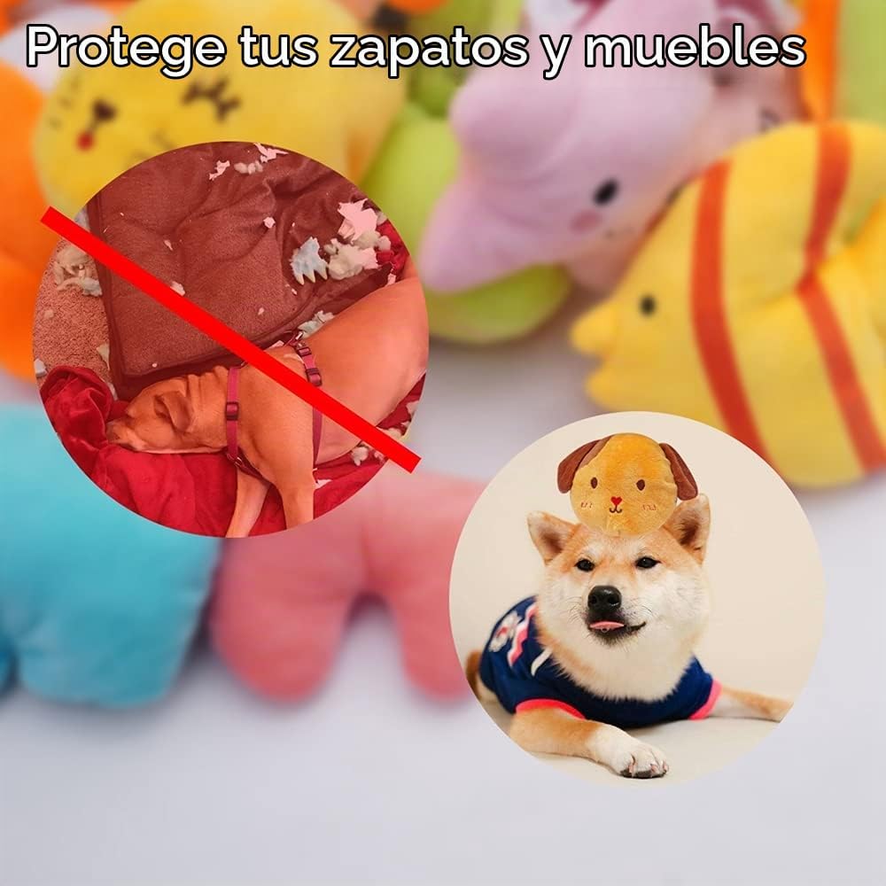 YUNKINGDOM Paquete de 27 juguetes chirriantes para cachorros, difer...