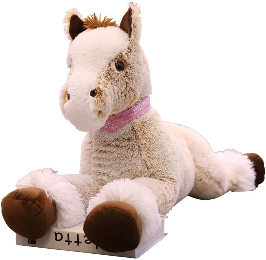 sofipal Juguete de peluche de caballo grande, muñeco de peluche gig...