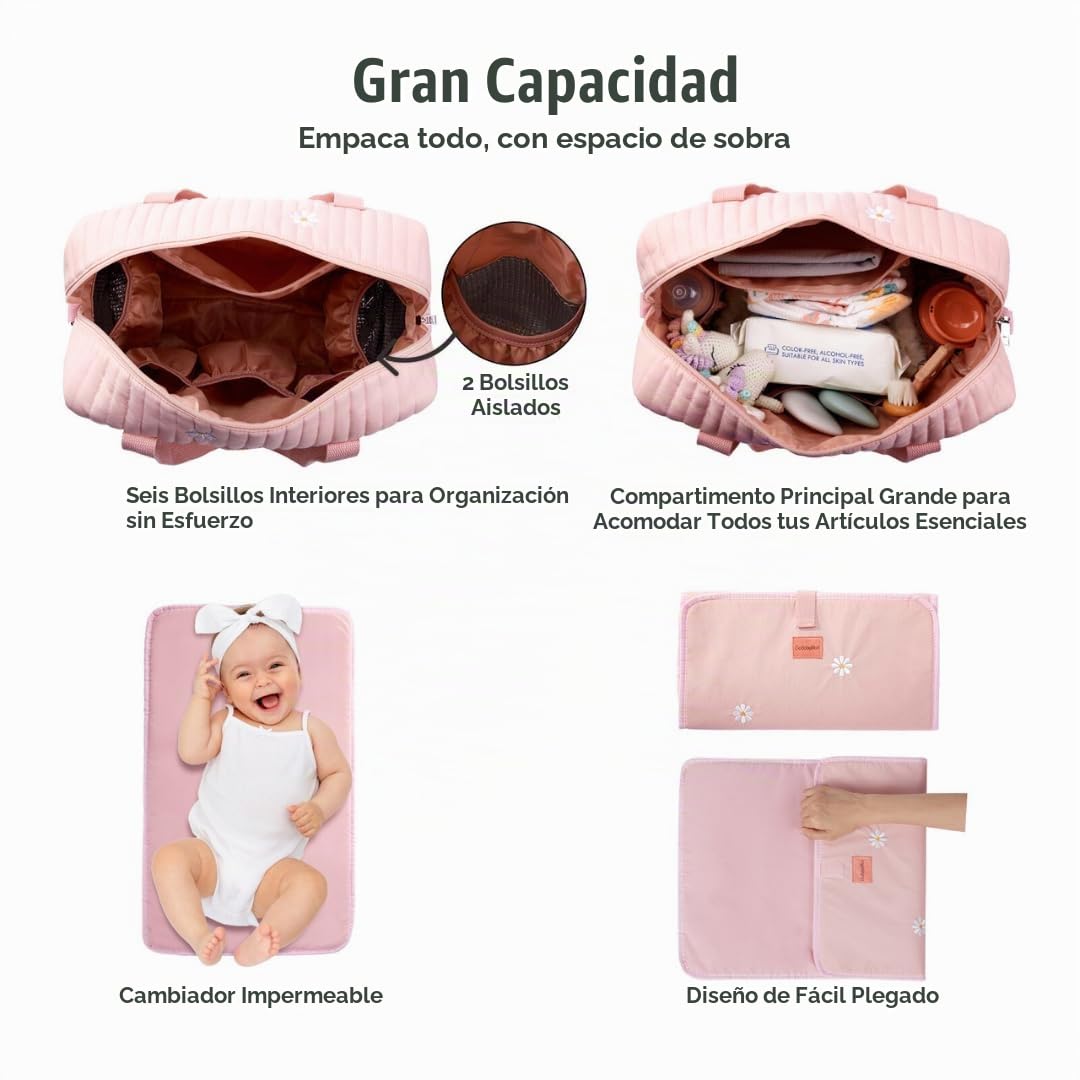 GOBABYMART Juego de bolsas de pañales de 3 piezas, bolsa de hospita...
