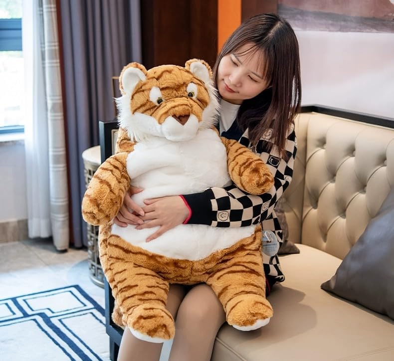 ARELUX Almohada de Peluche de Tigre Grande Animal de Peluche Rellen...