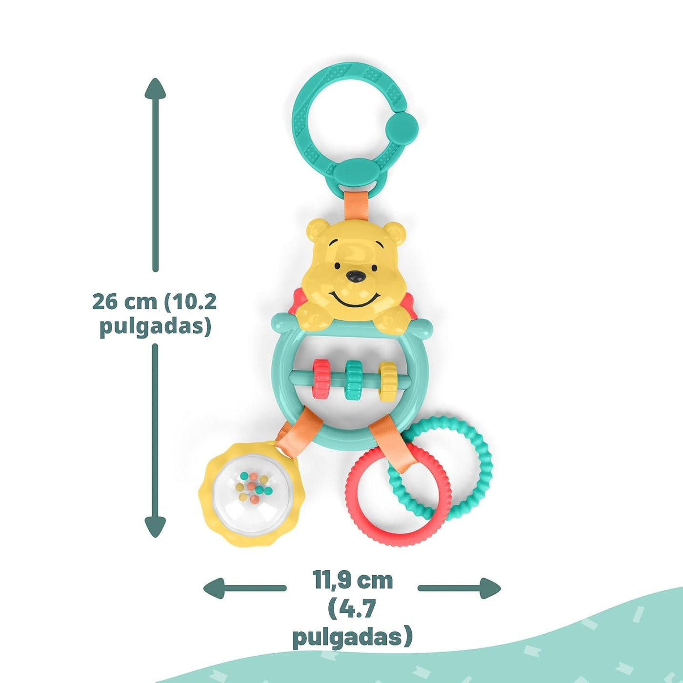 Bright Starts Disney Baby Winnie The Pooh Juguete de Actividad Oso...