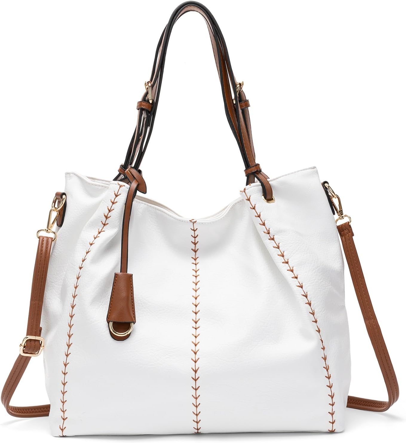 myfriday Bolso de hombro estilo hobo vintage para mujer, bolso de m...