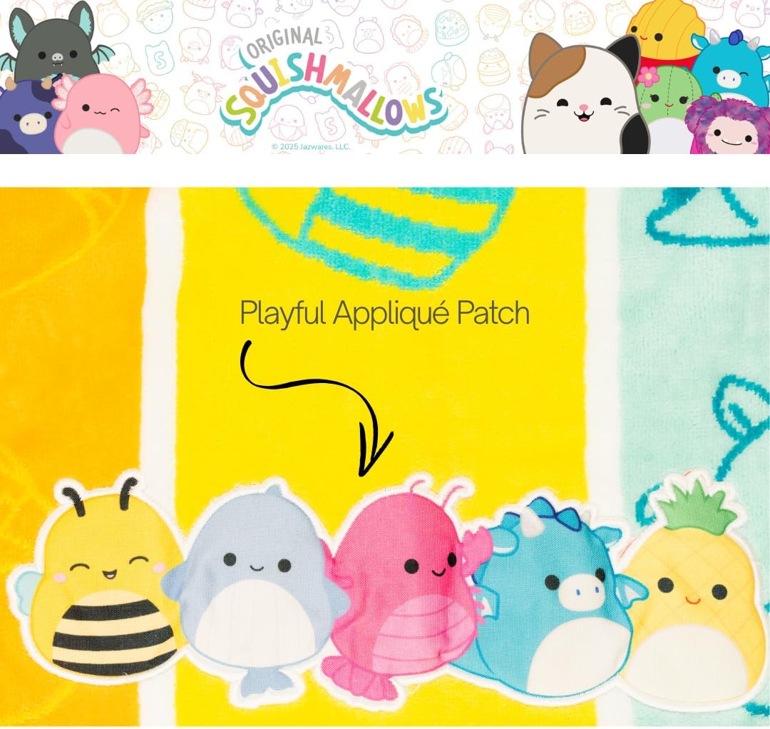 Franco Luxe Squishmallows - Toalla de baño, piscina, playa, de algo...