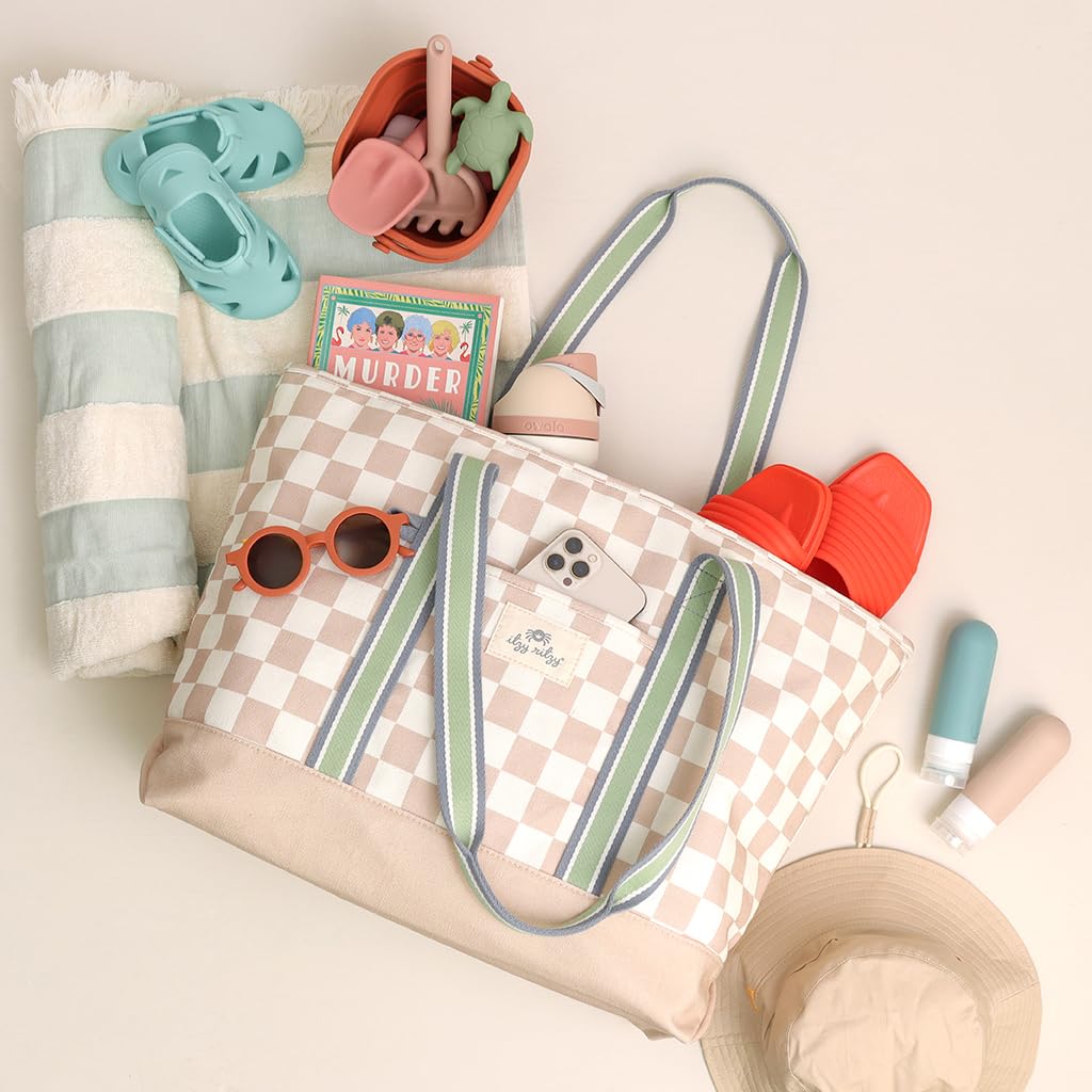 Itzy Ritzy Bolsa de lona Mome con cierre de cremallera y 4 bolsillo...