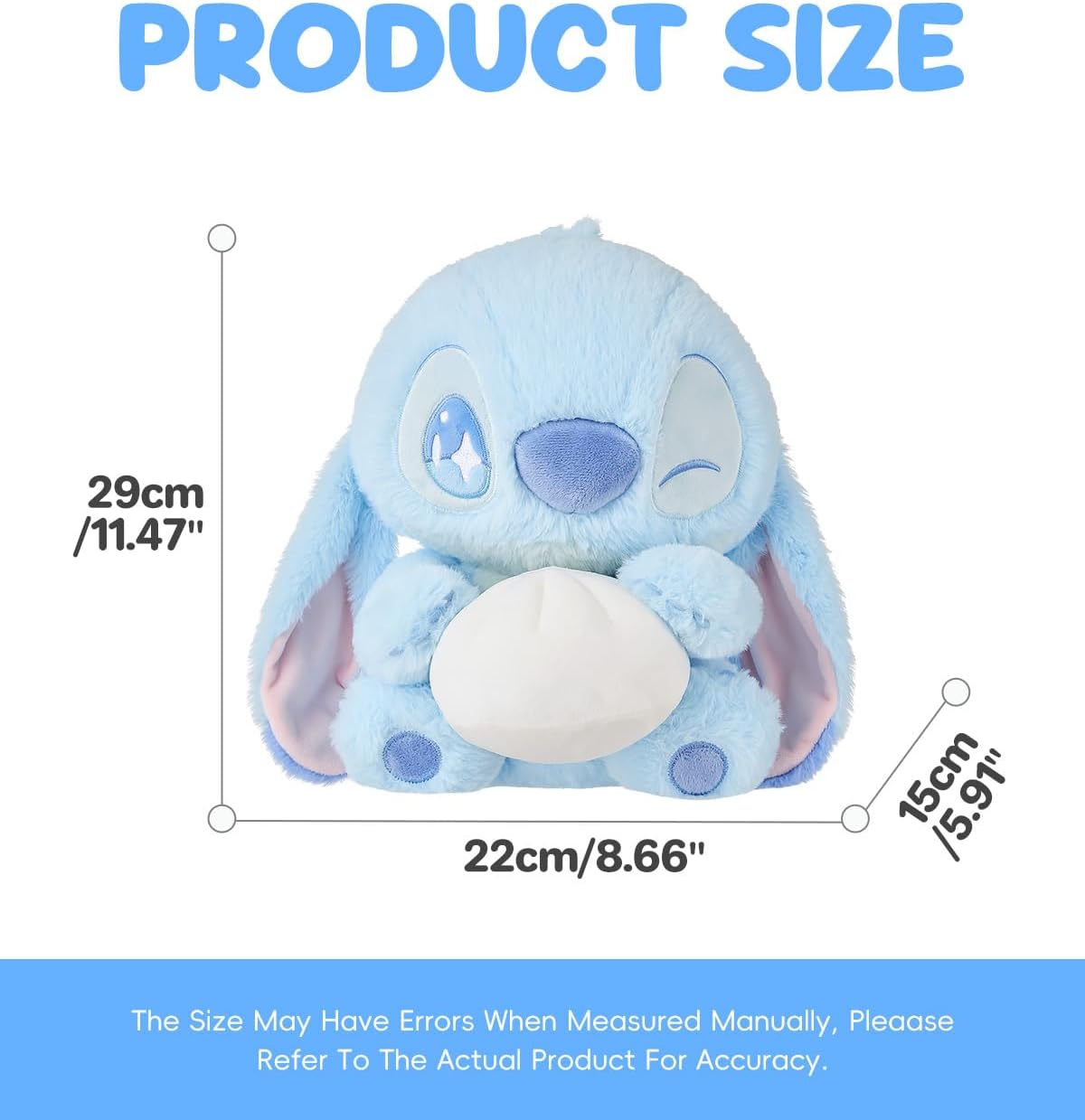 Disney Lilo and Stitch - Colección de la serie de comida de peluche...