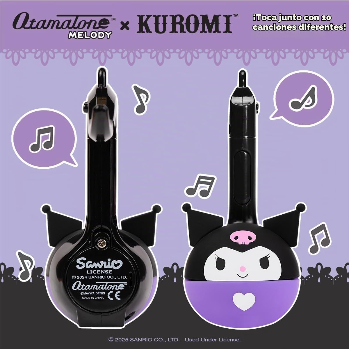 Otamatone Melody Sanrio - Llavero electrónico de juguete para instr...