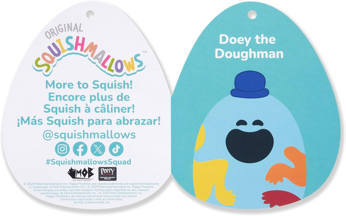 Squishmallows Original Poppy Playtime 12in Doey - Peluche ultra sua...
