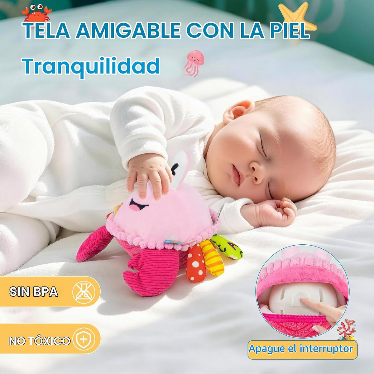 Juguetes para bebés para niñas de 1 año, juguete interactivo para b...