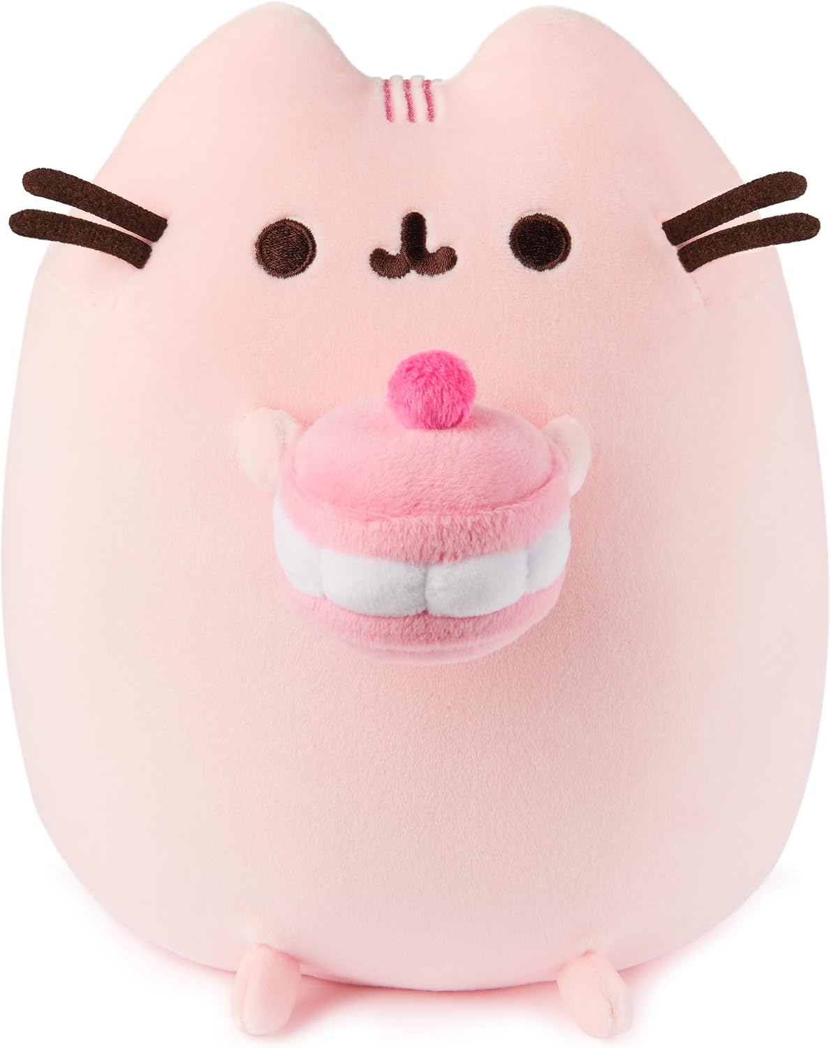 GUND Pusheen Cherry Macaron Squisheen - Peluche blando de 9.5 pulga...