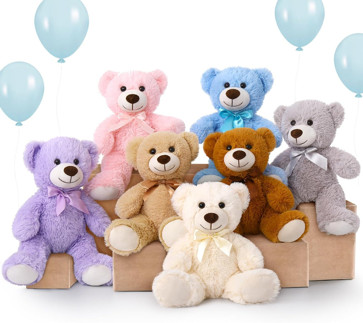 MorisMos Oso de peluche a granel para niños y niñas, osito de peluc...