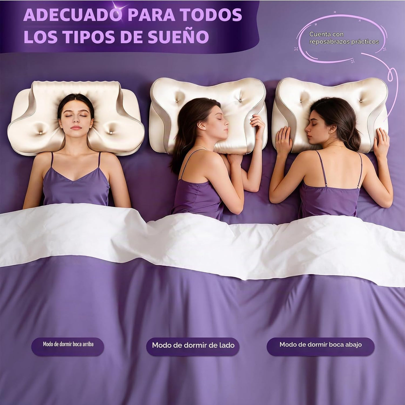 Almohadas ortopédicas de espuma viscoelástica Dayme\u2013Almohada r...
