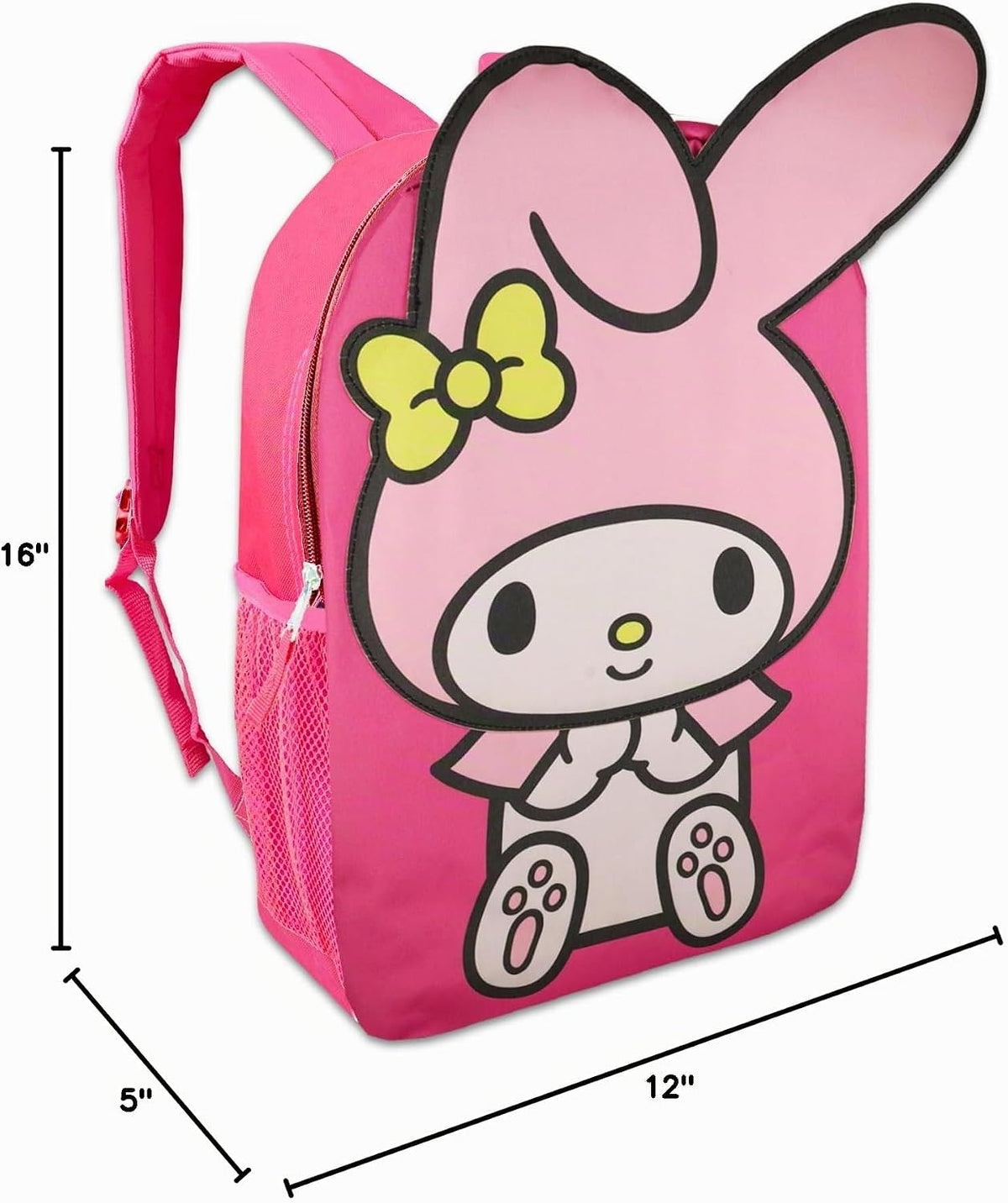 My Melody Mochila para la escuela con mochila de lujo de 16 pulgada...