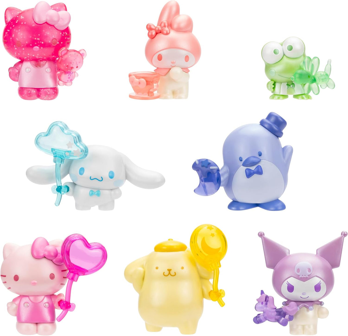 Jazwares Hello Kitty and Friends Dreamland - Paquete de 8 con acces...